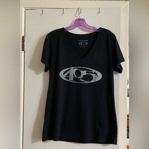 Oklahoma 405 woman’s V-neck T-shirt extra large made in the USA